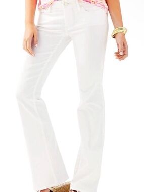 Lilly Pulitzer White Women's Bootcut Jeans